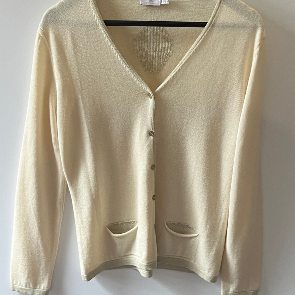 Large Dismero Cream Women's cardigan